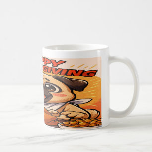  Thanksgiving Mug:  Pugsgiving Edition Coffee Mug