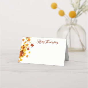 Thanksgiving Name Place Card
