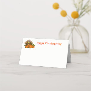 Thanksgiving Name Place Card