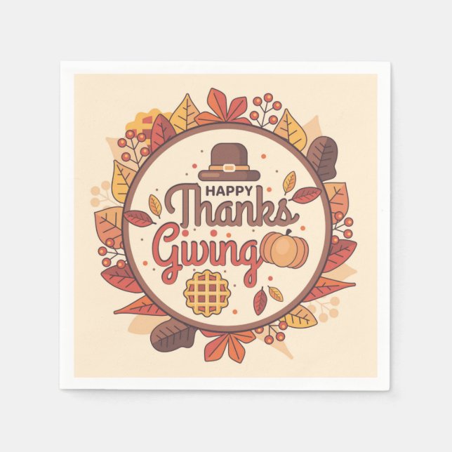 Thanksgiving Napkin (Front)