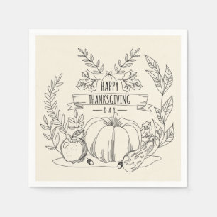 Thanksgiving Napkin