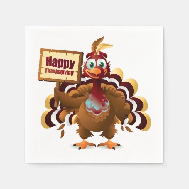 Thanksgiving  napkin (Front)