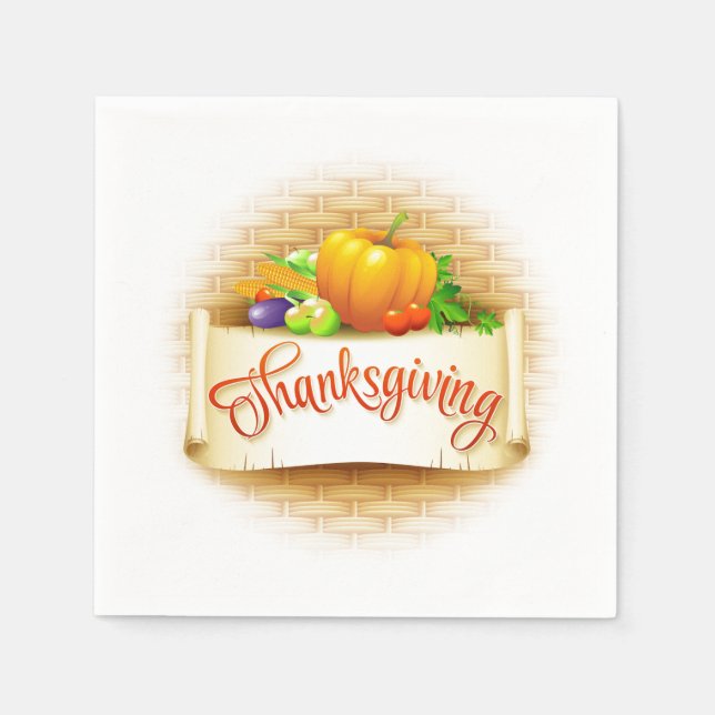 Thanksgiving Napkins (Front)
