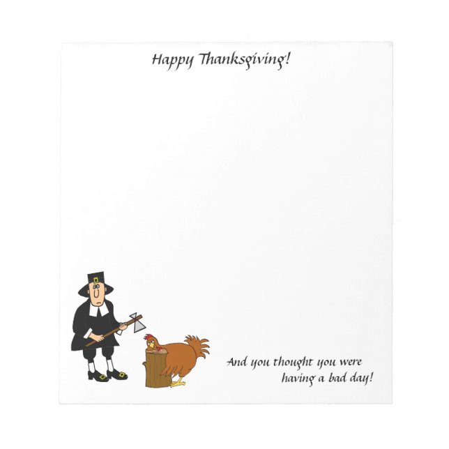 Thanksgiving Notepad (Front)