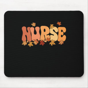 Thanksgiving Nurse Appreciation Fall Leaves Nursin Mouse Mat