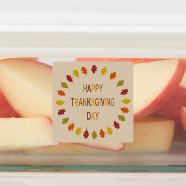 Thanksgiving Oak Leaves (Affixed)