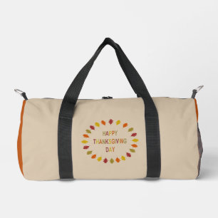 Thanksgiving Oak Leaves Duffle Bag