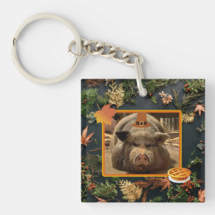 Thanksgiving Olive and Salt Keychain