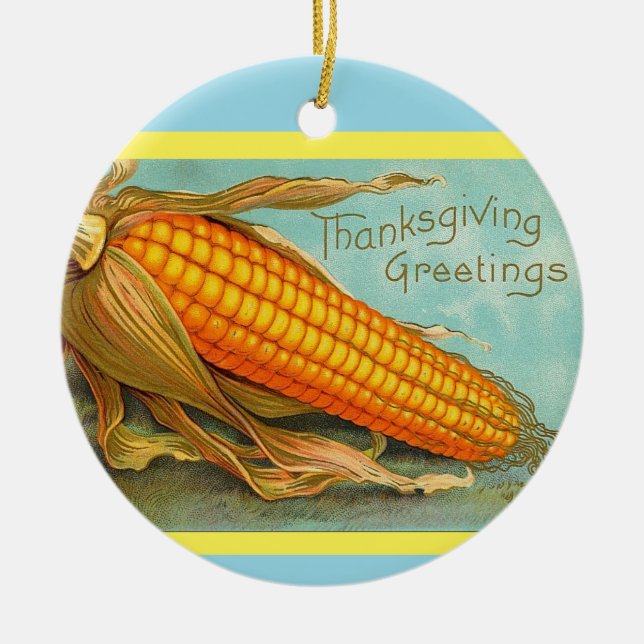 Thanksgiving Ornament Vintae (Front)