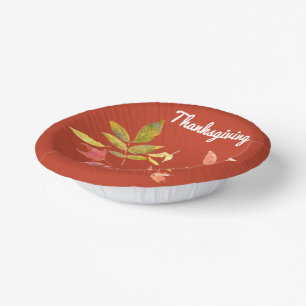 Thanksgiving Paper Bowl Plate