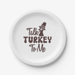 Thanksgiving paper plate