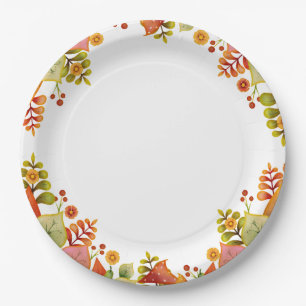 Thanksgiving paper plate