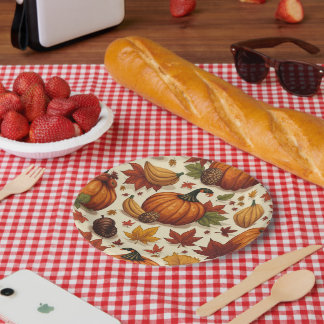 thanksgiving paper plate