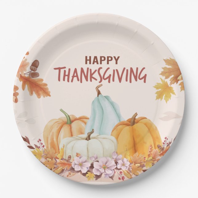 Thanksgiving Paper Plate (Front)