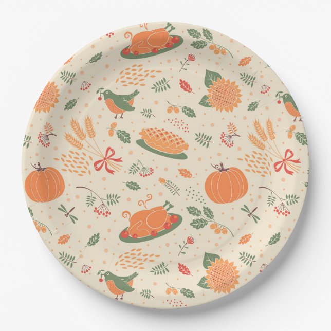 Thanksgiving Paper Plate (Front)