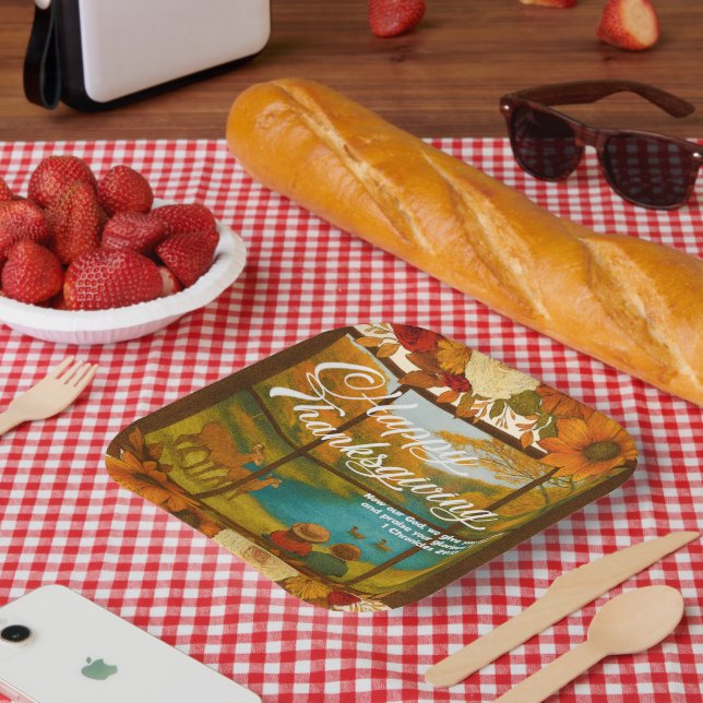 Thanksgiving Paper Plate (Picnic)
