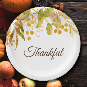 Thanksgiving  paper plate