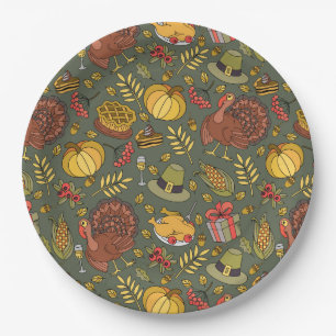 Thanksgiving Paper Plate