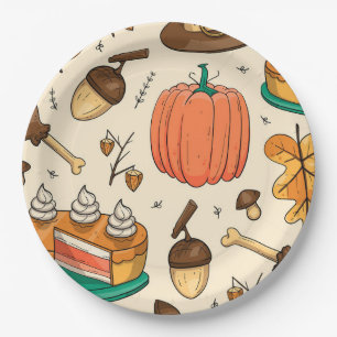 Thanksgiving Paper Plate