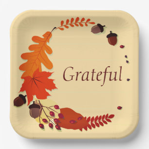 Thanksgiving paper plates