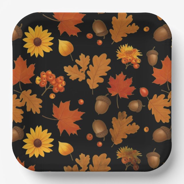 Thanksgiving paper plates (Front)