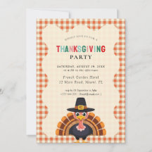 Thanksgiving Party Invitation