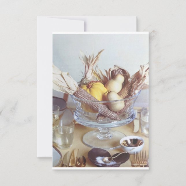 **THANKSGIVING PARTY OR DINNER** INVITATION (Front)