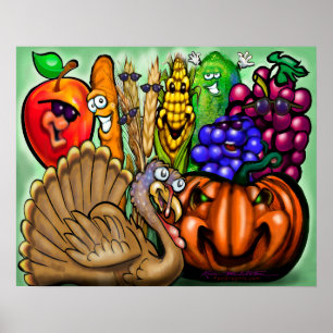 Thanksgiving Party Poster