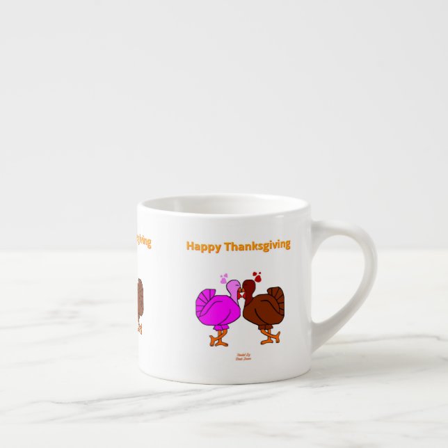Thanksgiving Passion Espresso Mug (Right)