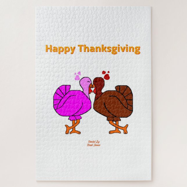 Thanksgiving Passion Puzzle 20" X 30" (Vertical)