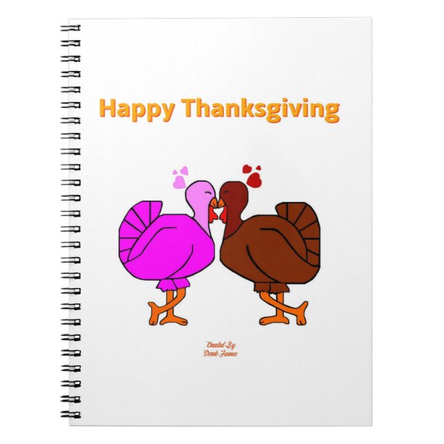 Thanksgiving Passion Spiral Photo Notebook (Front)