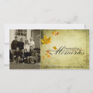 thanksgiving Photcard Holiday Card