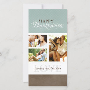 Thanksgiving Photo Card (4x8)