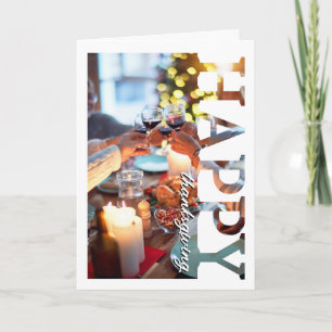 thanksgiving Photo Card   Personalised party