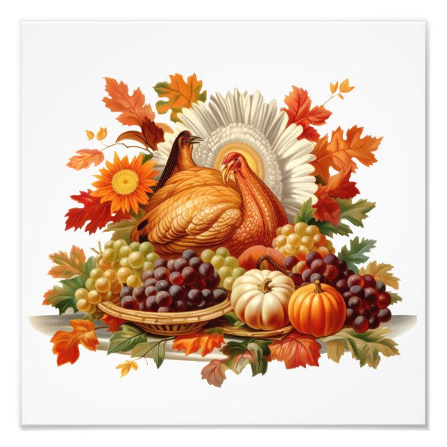 Thanksgiving  photo print (Front)