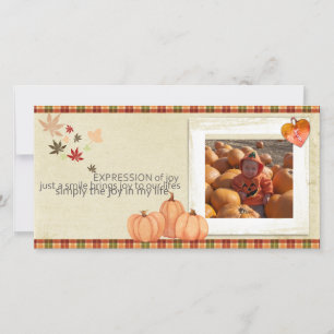 Thanksgiving Photocard Holiday Card
