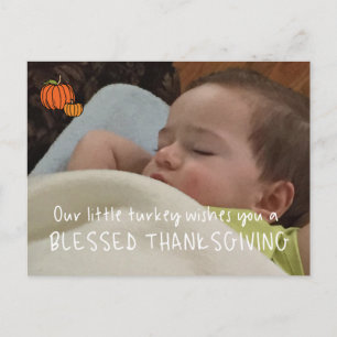 Thanksgiving Photocard Upload Your Own Photo Postcard