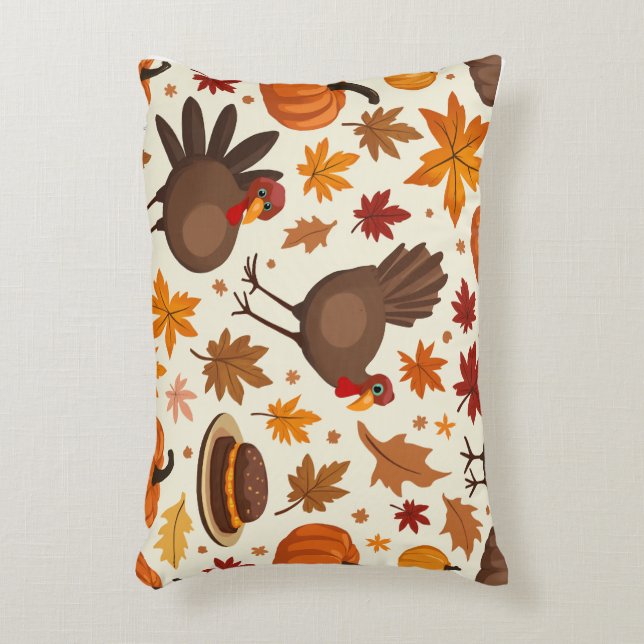 Thanksgiving Pillow Cushion (Front(Vertical))