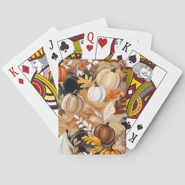 Thanksgiving Playing Cards (Back)