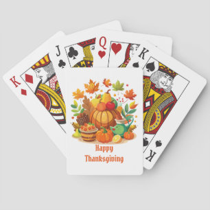 Thanksgiving Playing Cards