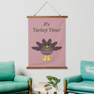 Thanksgiving Plucked Turkey Custom Hanging Tapestry
