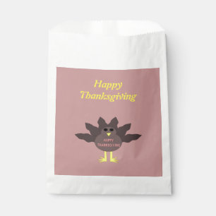 Thanksgiving Plucked Turkey Favour Bags