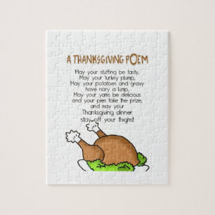 Thanksgiving Poem Jigsaw Puzzle