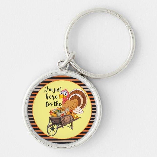 Thanksgiving Popular Beautiful Autumn Collection Key Ring (Front)