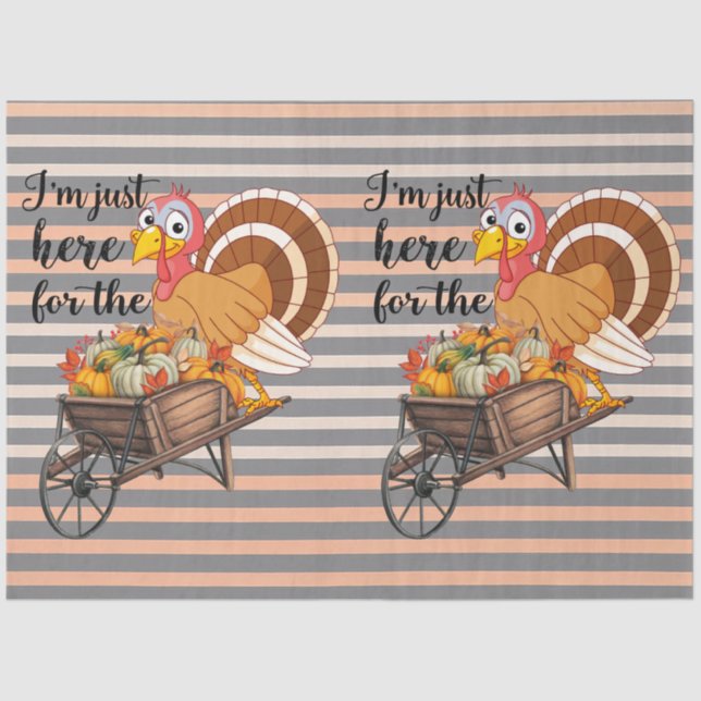 Thanksgiving Popular Beautiful Autumn Collection Tissue Paper (Front)