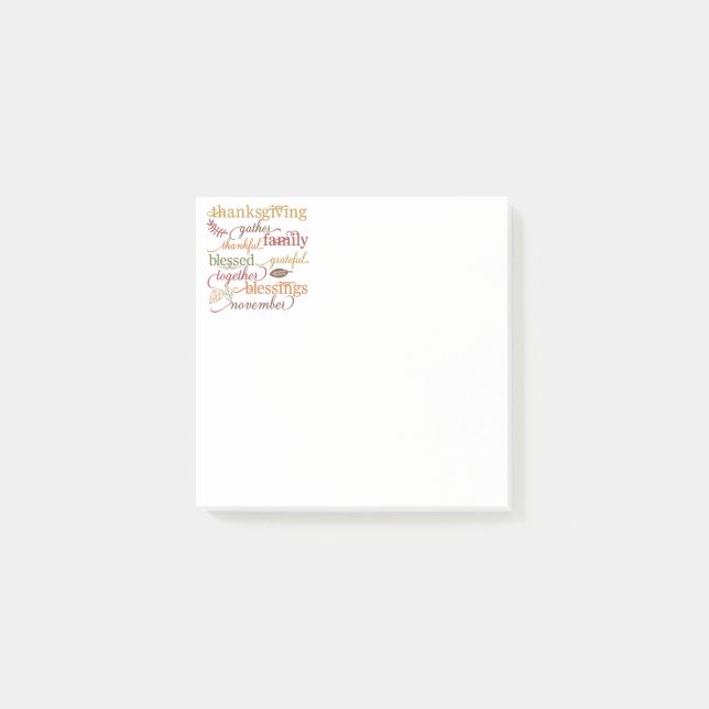 Thanksgiving Post-it-Notes Post-it Notes (Front)