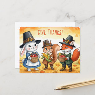 Thanksgiving  postcard