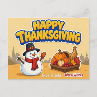 THANKSGIVING Postcard