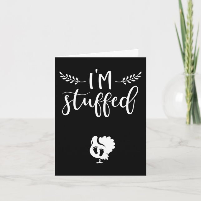 Thanksgiving Pregnancy Announcement  Turkey Baby R (Front)