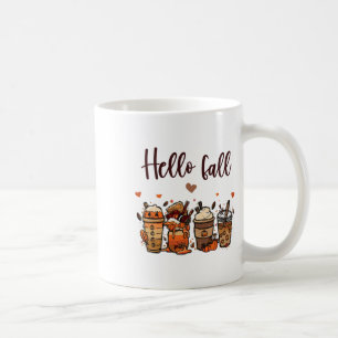 Thanksgiving Psl Autumn Hello Fall And Pumpkin Spi Coffee Mug